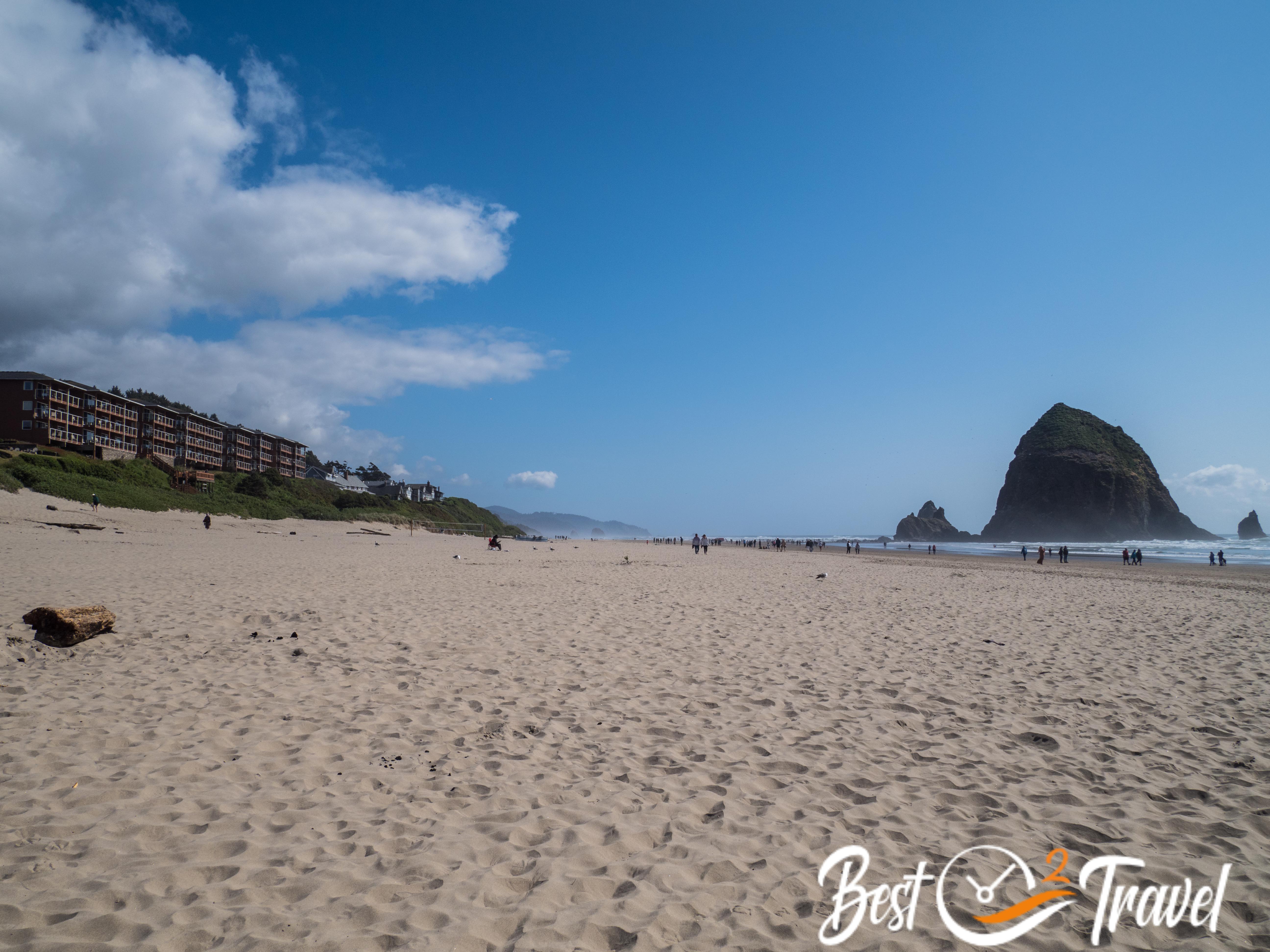 The best located hotel in Cannon Beach at the beach and Haystack Rock.