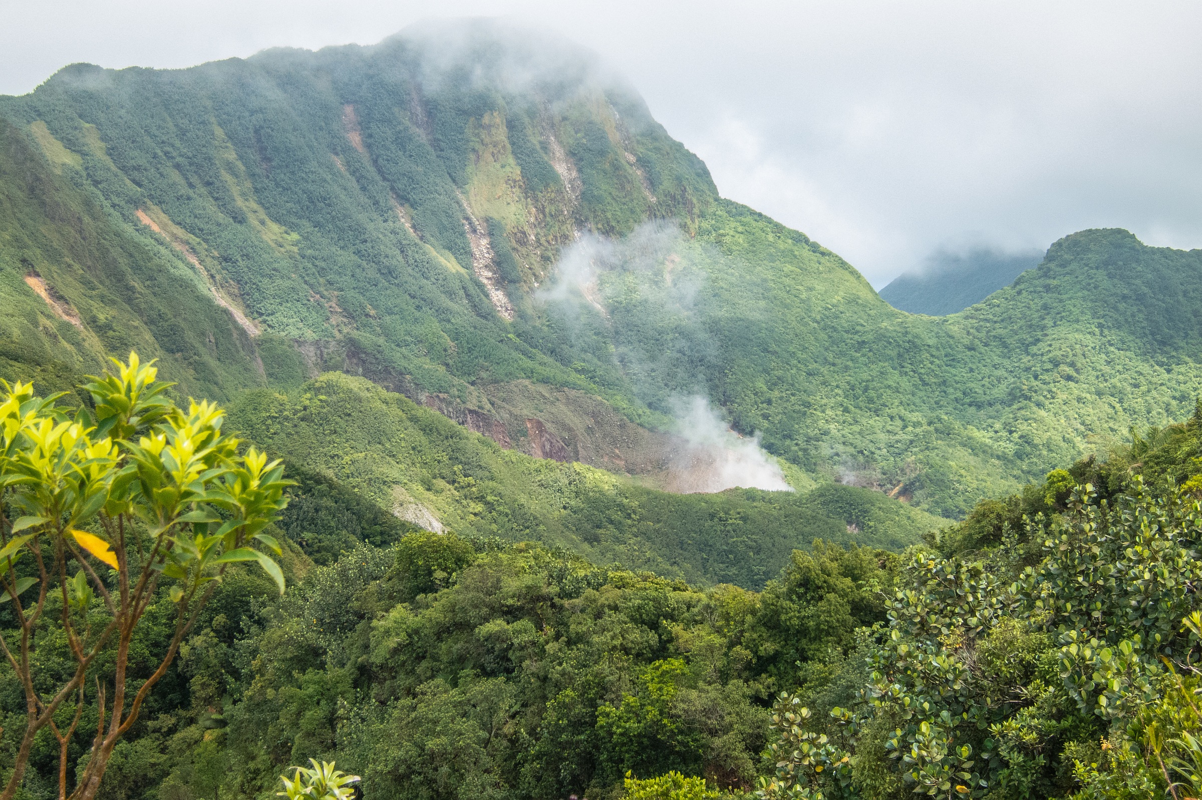 Boiling Lake Morne Trois Pitons National Park