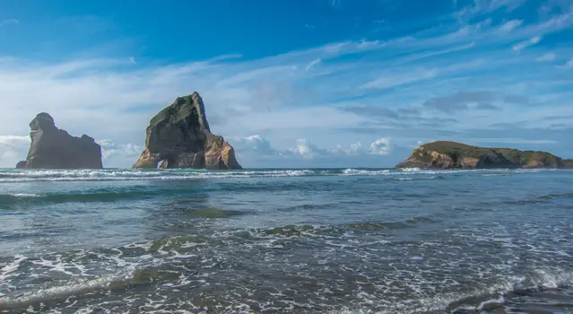 Wharariki Beach north of Abel Tasman National Park