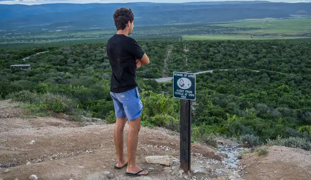 Zuurkop Outlook in Addo in the late afternoon