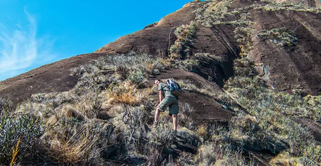 Hiking Trail to the top of the Karambony in Andringitra