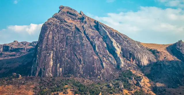 The Chameleon Rock seen from the Karambony