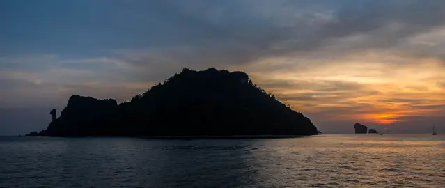 Chicken Island on a sunset Cruise along the Krabi coast