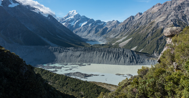 View to Mount Cook from Sealy Tarns Track