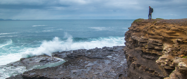 Fossil Cliffs on Maria Island in Tasmania