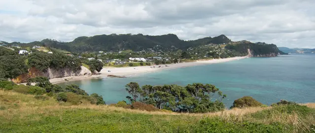 Hahei and Beach close to the Cathedral Cove