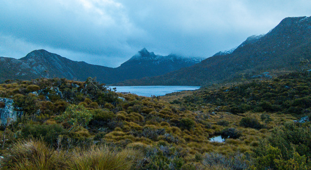 Dove Lake in the Cradle Mountain National Park
