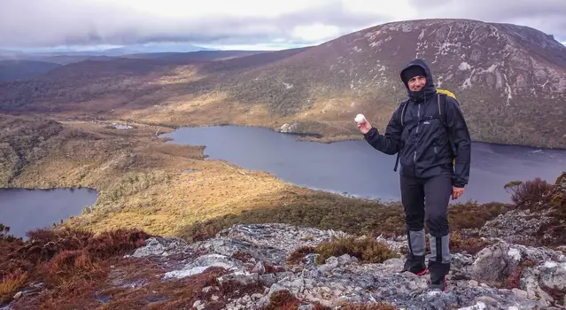 Snow in the Cradle Mountain National Park in November