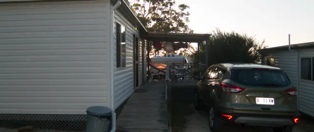 Cabin at Big 4 Iluka close to the Freycinet National Park