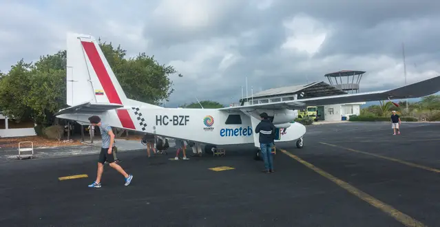 Galapagos - small plane for Isabel