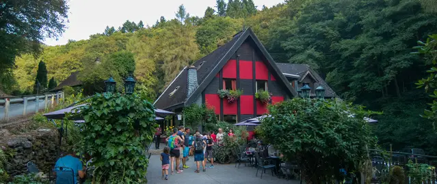 Schmausemühle along the hiking trail Baybach Ravine close to Geierlay