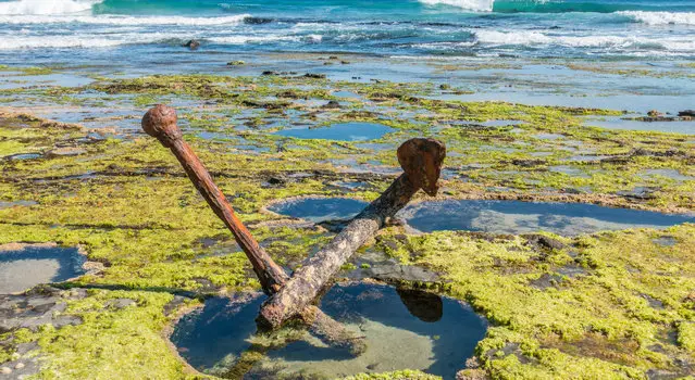 Wreck Beach at Moonlight Head close to the Great Ocean Road