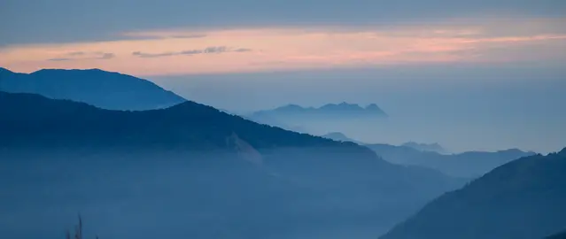 Sunset in the Guanwu Recreational Area