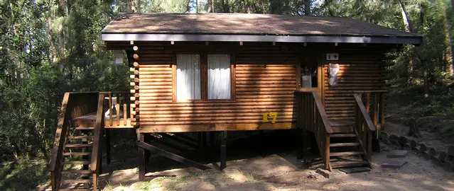 Cabin at Cape Vidal in the Isimangaliso Wetland Park