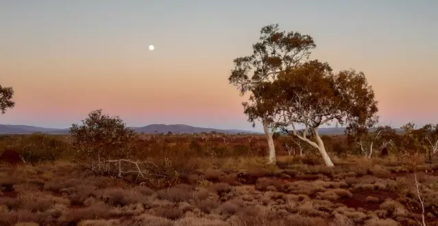 Sunset at the Karijini Eco Retreat