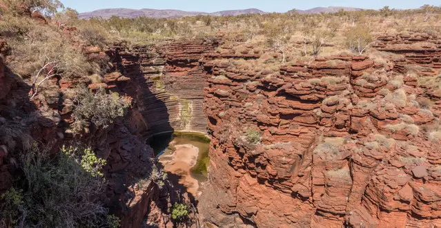 Karijini - Joffre Falls in the dry season