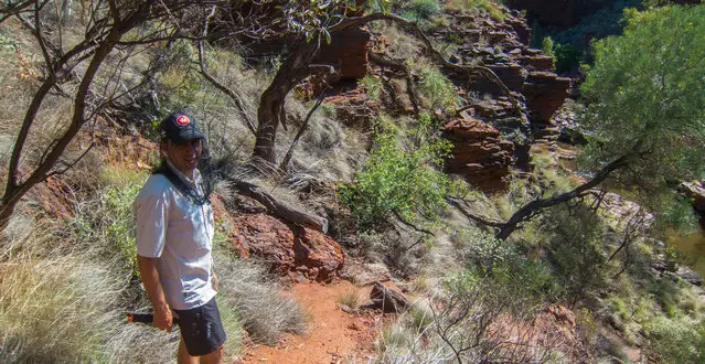 Karijini National Park, path down to Weano Gorge