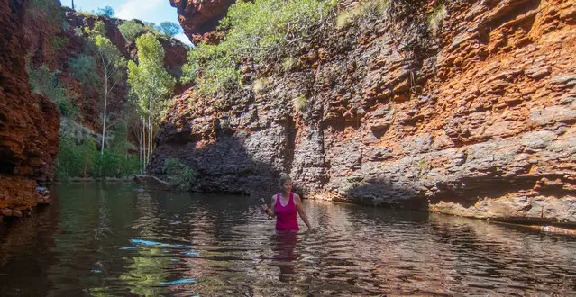 The beginning of the famous Weano Gorge