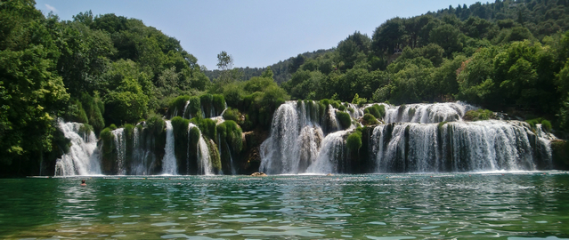 Krka Waterfalls in Croatia