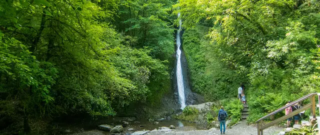 Lydford Gorge - White Lady Waterfall