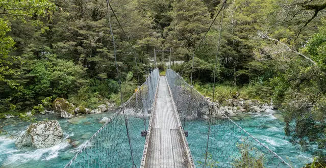 Swing Bridge to Lake Marian