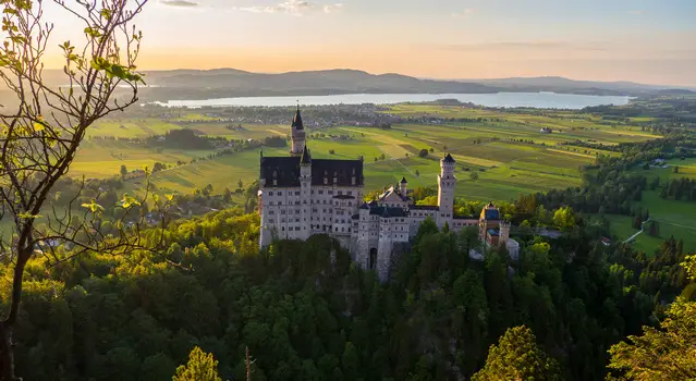 Neuschwanstein Castle during Spring