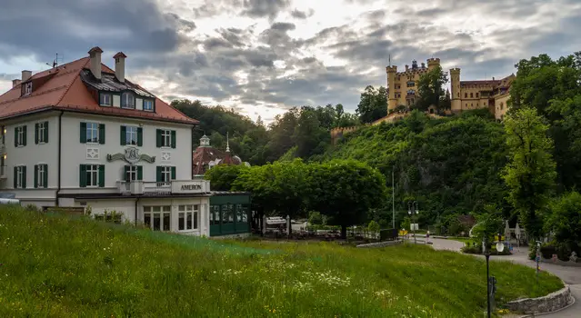 Hotel Ameron and Hohenschwangau in the back