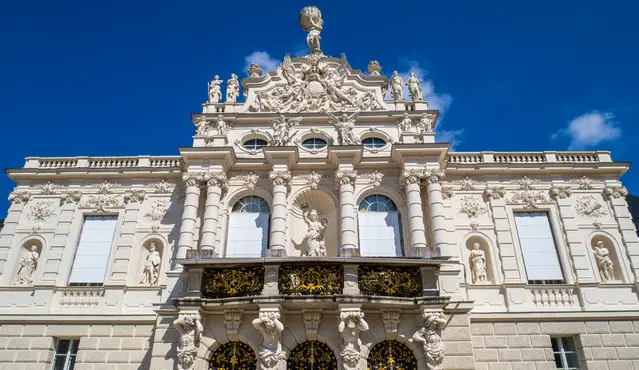 Linderhof palace also built by Ludwig II