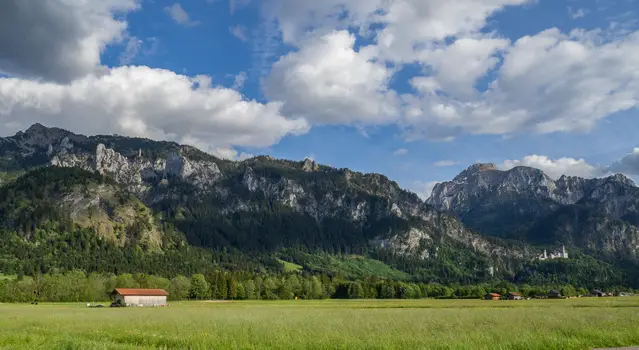 Tegelberg Mountain and Neuschwanstein