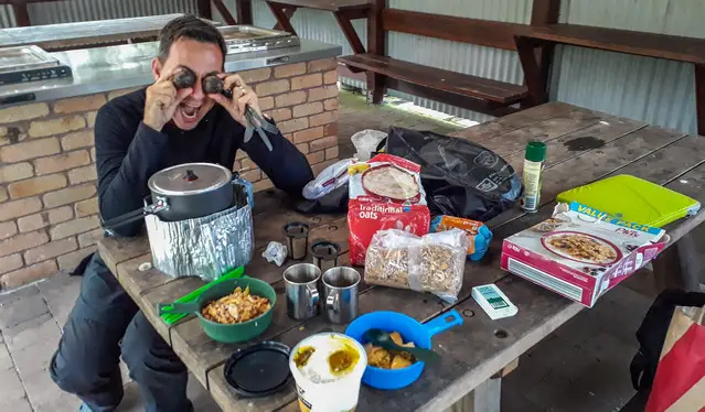 New England National Park - camp kitchen