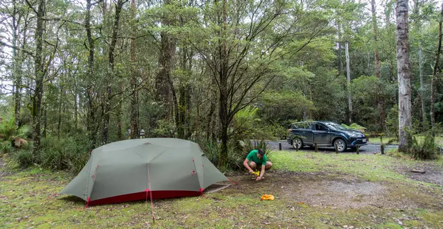 Campground in the New England National Park