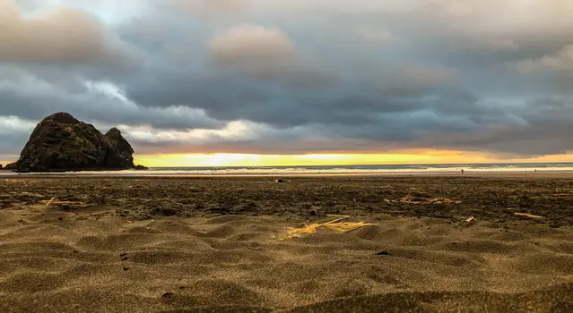 Sunset at Piha Beach