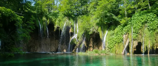 Plitvice Waterfalls early morning