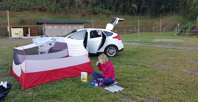 Camping in Taiwan - facilities in the back