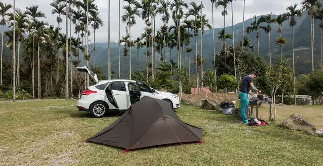 Campground close to Fenqihu - Alishan