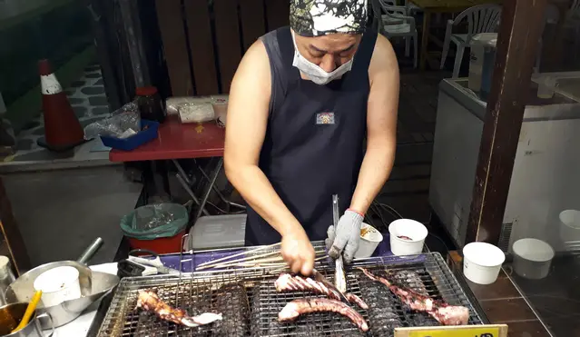 Kenting Night Market - Octopus grilled