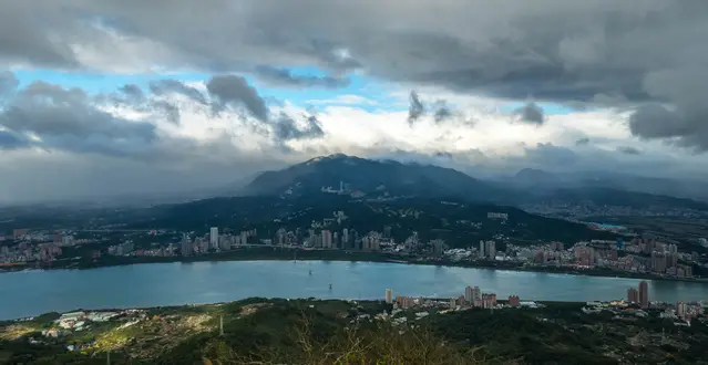 Yangmingshan National Park view from Guanyinshan