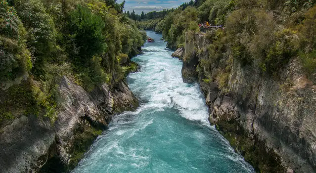 Huka Falls in NZ