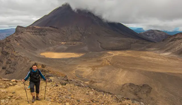 Tongariro in clouds