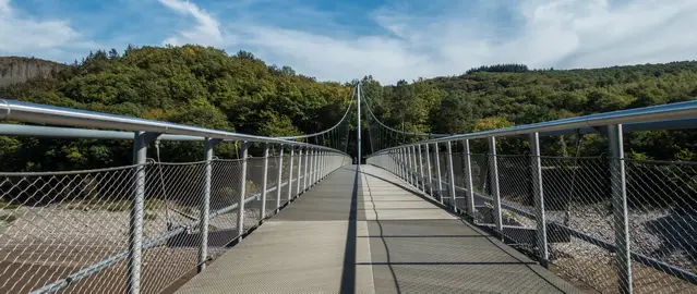 Victor Neels Bridge built in 2009 close to Ordensburg Vogelsang