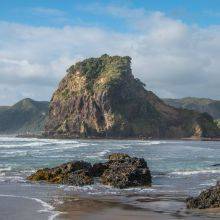 Piha Beach and Karekare Beach and Falls North of Auckland