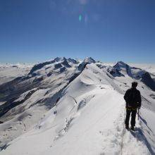 Climbing the Breithorn from Italy