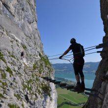 Drachenwand am Mondsee - Via Ferrata Dragon Wall at Moon Lake