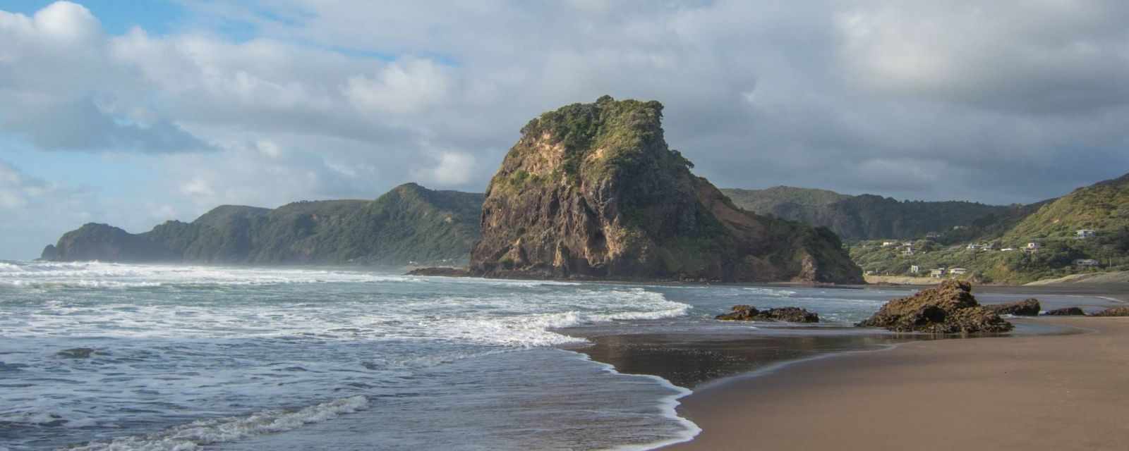 Piha Beach and Karekare Beach and Falls North of Auckland