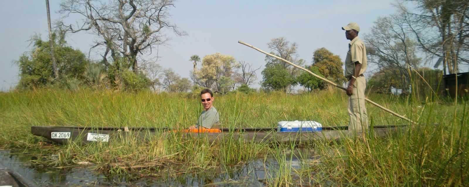 Take a Mokoro in the Okavango Delta 