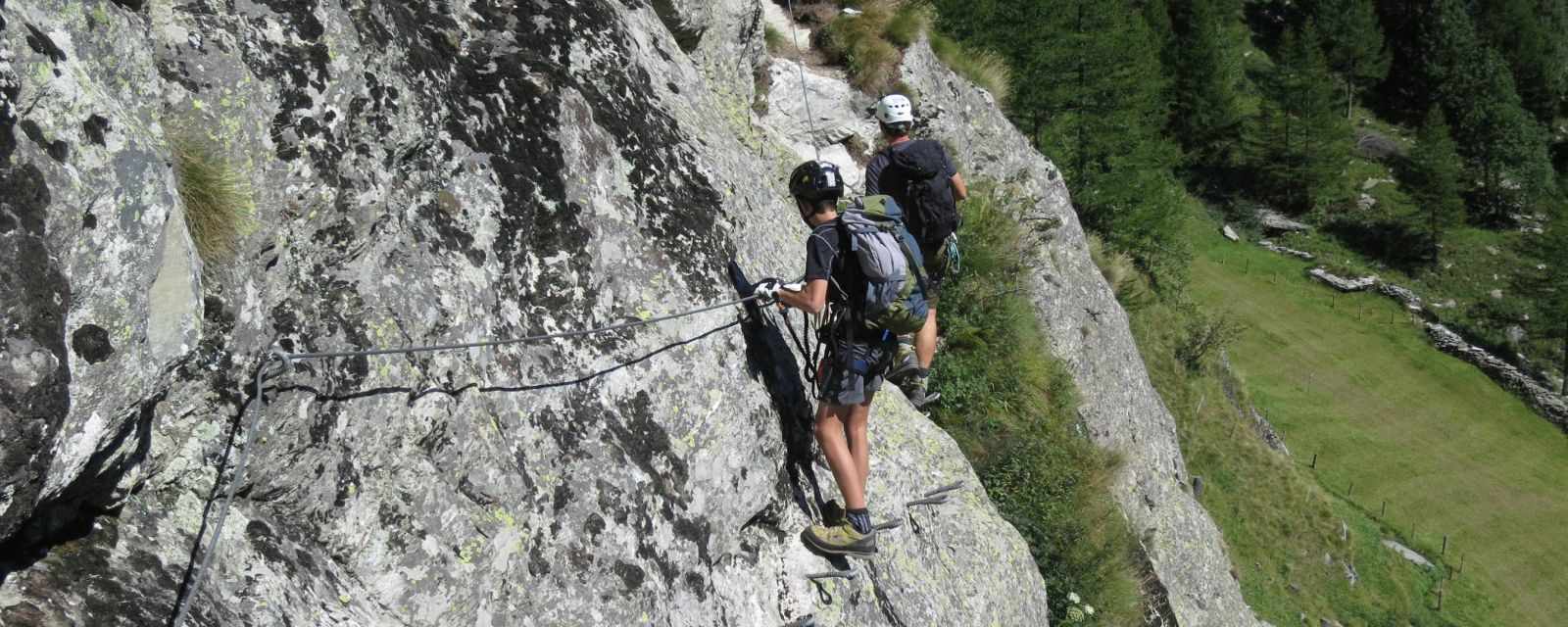 Via Ferrata Gabi Close to Simplon