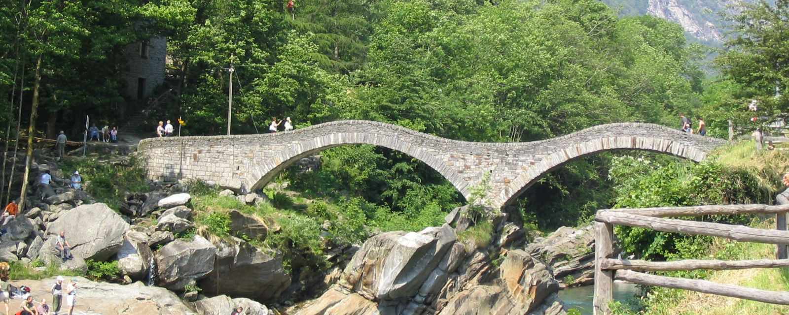 Diving at Lavertezzo in the Valle Verzasca