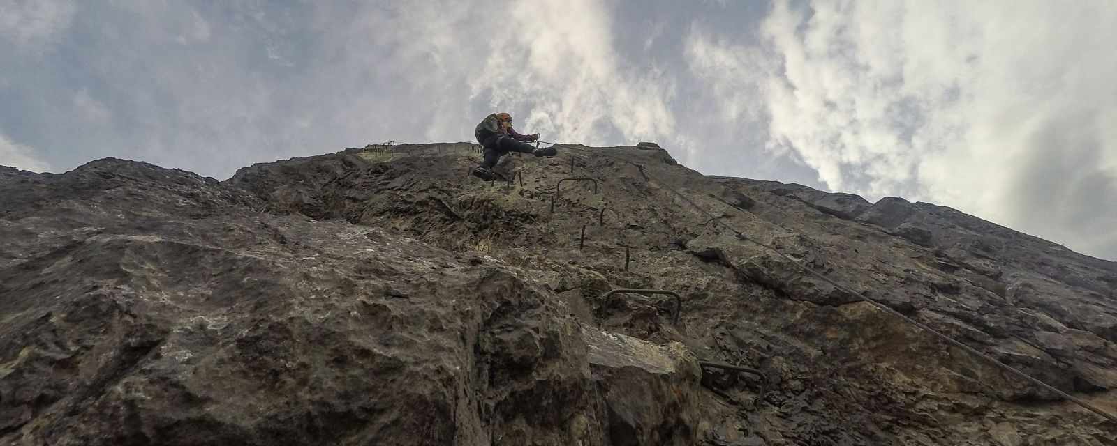 Climbing the Zittergrat in Engelberg