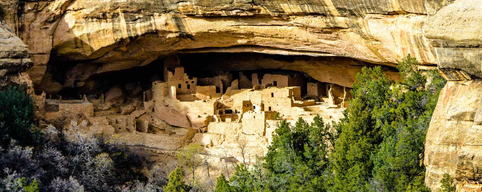 The Ancient Cliff Dwellings at Mesa Verde