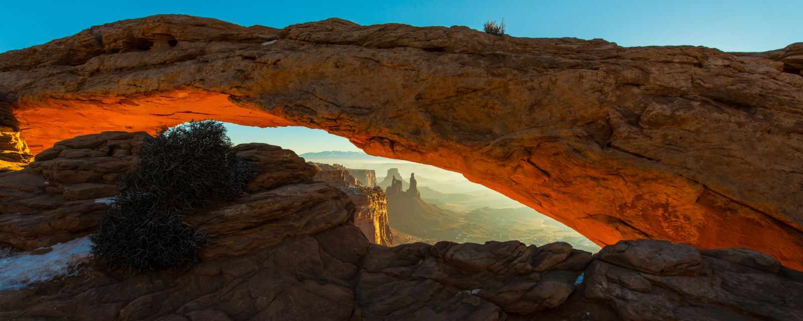 Mesa Arch at Sunrise in the Canyonlands